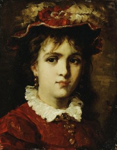 Porträt eines jungen Mädchens, 1876