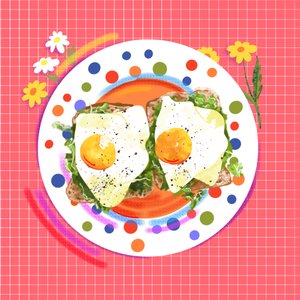 Bloomy Morning Bites, 2025 von Leona Tsiara