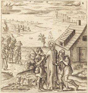 Christus heilt die zwei Blinden von Leonard Gaultier