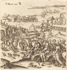 Der Einzug in Jerusalem von Leonard Gaultier