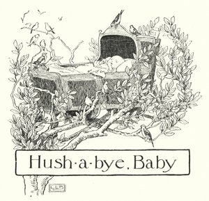 Husch-a-bye, Baby, auf der Baumspitze von Leonard Leslie Brooke