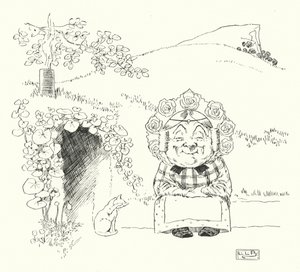 Es war eine alte Frau, die unter einem Hügel lebte von Leonard Leslie Brooke