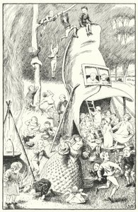 Es war eine alte Frau, die in einem Schuh lebte von Leonard Leslie Brooke