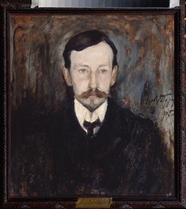 Porträt des Schriftstellers Iwan Alexejewitsch Bunin von Leonard Viktorovich Turzhansky