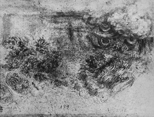 Eine Sintflut, um 1480, 1945