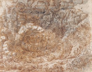 Eine Sintflut von Leonardo da Vinci