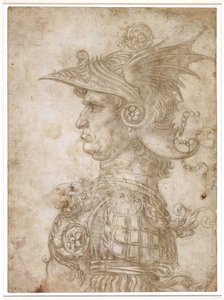 Büste eines Kriegers von Leonardo da Vinci