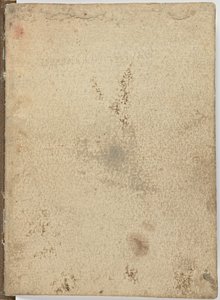 Kodex über den Flug der Vögel, ca. 1505-06, Papiermanuskript, cc. 18, Umschlag I von Leonardo da Vinci