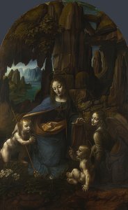 Die Felsgrottenmadonna von Leonardo da Vinci