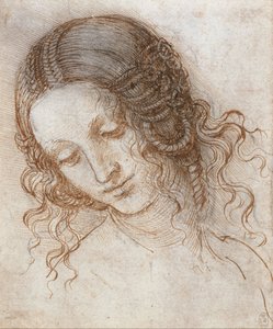 Kopf der Leda von Leonardo da Vinci