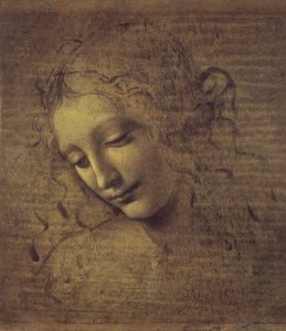 Kopf einer Frau von Leonardo da Vinci