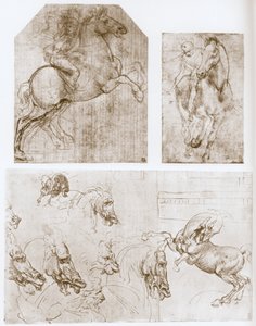 Reiter, 1480-1481 von Leonardo da Vinci