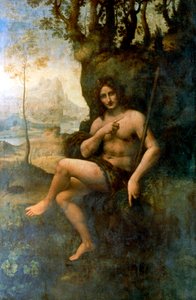 Johannes der Täufer mit den Attributen des Bacchus, 1513-1516 von Leonardo da Vinci