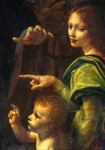 Die Madonna in den Felsen von Leonardo da Vinci