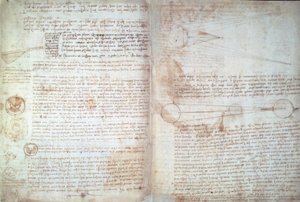 Leonardo da Vinci, Seiten aus Cod. Hammer