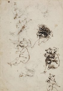 Leonardo da Vinci, Objekt 1857,0110.1 - verso (British Museum) von Leonardo da Vinci