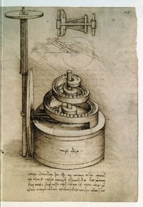Ms. 8937, Codex Madrid I f.45r, temperierte Feder