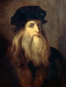Vermutetes Selbstporträt (Lukanisches Porträt von da Vinci) von Leonardo da Vinci