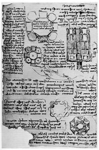 Skizze für Schloss Romorantin, 1517-1518, 1954