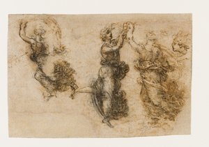 Drei tanzende Frauenfiguren, 1517-1518