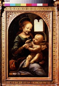 Madonna mit Blume