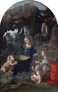 Die Felsgrottenmadonna von Leonardo da Vinci