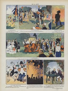 15. August. Illustration für Le Rire von Leonce Burret