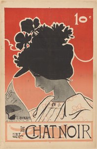 Plakat für die Zeitschrift Le Chat Noir