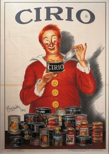 Werbung für Cirio-Konserven, von Leonetto Cappiello (1875-1942), Illustration