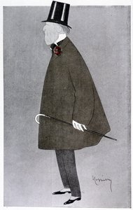 Komisches Porträt von Jacques Doucet in Fantasio von Leonetto Cappiello