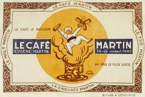 Französische Werbung für den Kaffee Martin, nach Leonetto Cappiello 1921