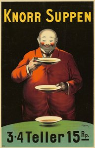 Knorr Suppen, frühe 1930er Jahre