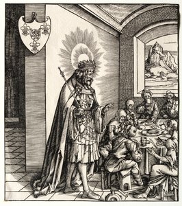 Heilige, die mit dem Haus Habsburg verbunden sind: Eine allgemeine Darstellung der Vorfahren von Kaiser Maximilian I. von Leonhard Beck