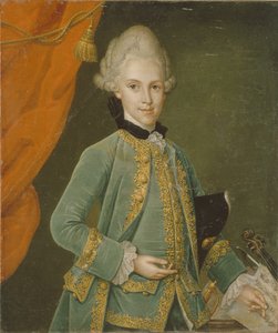 Porträt von Graf Karl Gustav von Simolin 1715-1777 von Leonhard Schorer