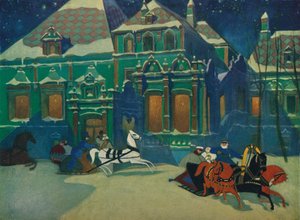 Der Bojarenpalast der Fürsten Jussupow in Moskau, um 1900, 1926 von Leonid Brailovsky