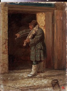 Ein Musiker von Leonid Ivanovich Solomatkin