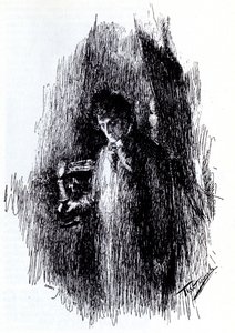 Illustration zum Drama Die Maskerade von M. Lermontow, 1891