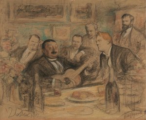 Konstantin Korovins Namenstagsparty, 1912