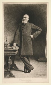 Porträt von Pierre Puvis de Chavannes