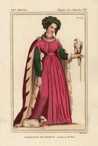 Madeleine de France, Gräfin von Foix, Tochter von König Karl VII. von Frankreich