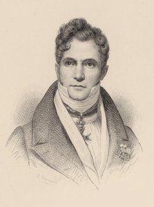 Porträt des Dirigenten und Komponisten Gaspare Spontini, 1774-1851 von Leopold Massard