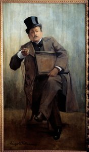 Porträt von Georges Courteline (1858-1929), Schriftsteller von Leopold Stevens