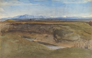 Landschaft bei Rom von Leopold Venus