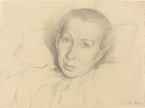 Die Schwester des Künstlers, Marie von Kalckreuth