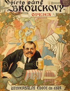 Titelseite von Vylety pane Brouckovy von Leos Janacek