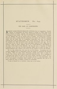 Der Earl von Camperdown