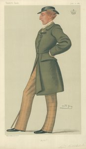 Lord Ribblesdale, Mufti, 11. Juni 1881, Vanity Fair Karikatur von Leslie Matthew Ward