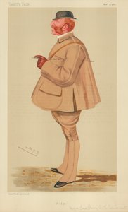 Major Lord Henry Arthur George Somerset, Podge, 19. November 1887, Vanity Fair Karikatur von Leslie Matthew Ward