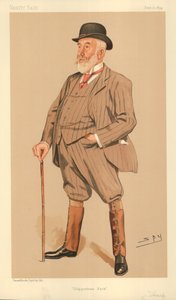 Mr. William Montagu Tharp, Chippenham Park, 21. Juni 1894, Vanity Fair Karikatur von Leslie Matthew Ward