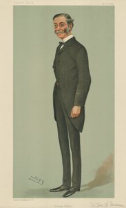 Sir Thomas Henry Sanderson, Außenpolitik, 10. November 1898, Vanity Fair Karikatur von Leslie Matthew Ward